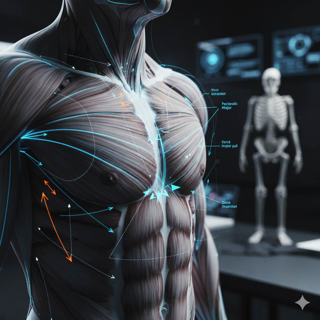 Pectoral: Análisis de Ingeniería Muscular